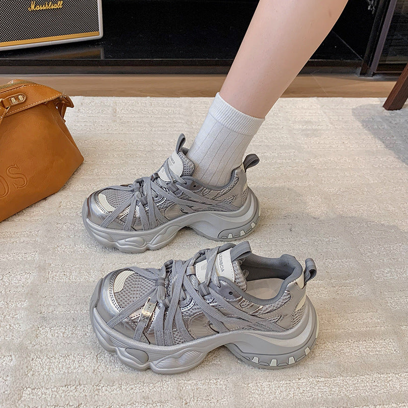 Damen Sportliche Sneaker mit atmungsaktivem Obermaterial und dämpfender Sohle EB
