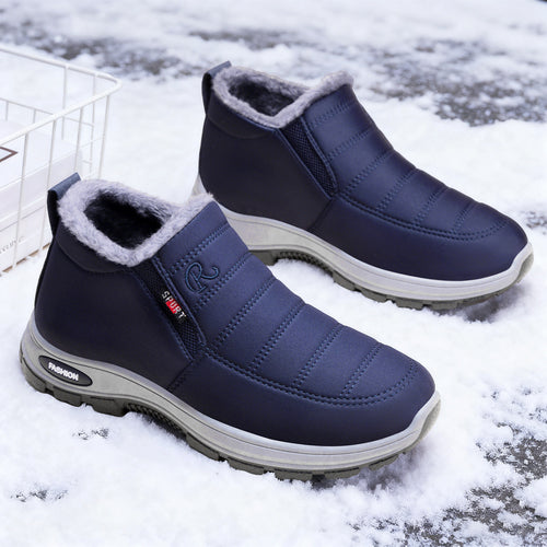 Damen isolierte Winterstiefel mit rutschfester Sohle und weichem Innenfutter EB