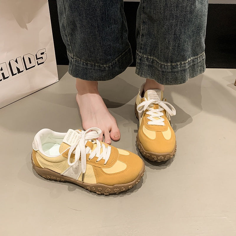 Damen Sportliche Sneaker mit atmungsaktiver Oberfläche und rutschfester Gummisohle EB