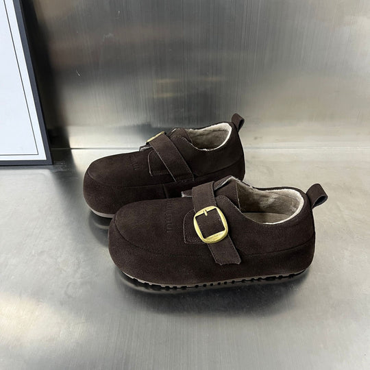 Damen Clogs mit praktischem Schnallenverschluss und bequemem Innenfutter EB