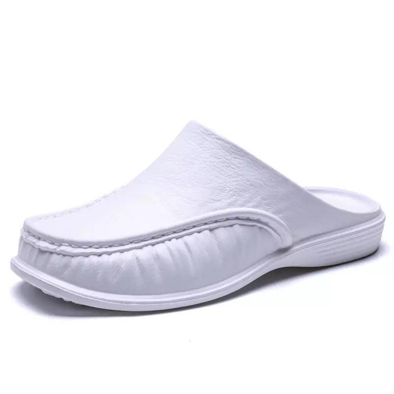 Damen Komfortable Clogs mit seitlichem Einstieg und hochelastischem Obermaterial EB
