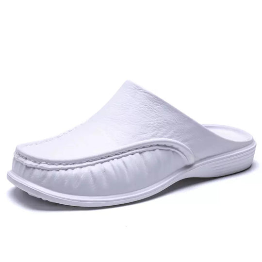 Damen Komfortable Clogs mit seitlichem Einstieg und hochelastischem Obermaterial EB