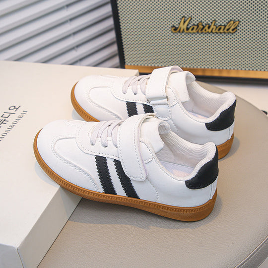 Damen sportliche Klett-Sneaker mit atmungsaktiver Mesh-Oberfläche und rutschfester Sohle EB