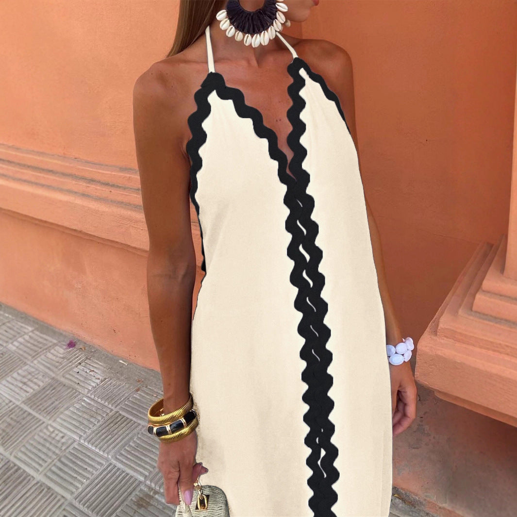 Damen Maxikleid mit raffinierten Schrägen und charmanten Trageeigenschaften EB