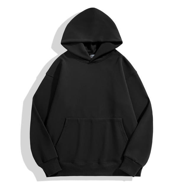 Unisex nan klassischer Kapuzenpullover mit Kängurutasche und weichem Baumwollfleece EB