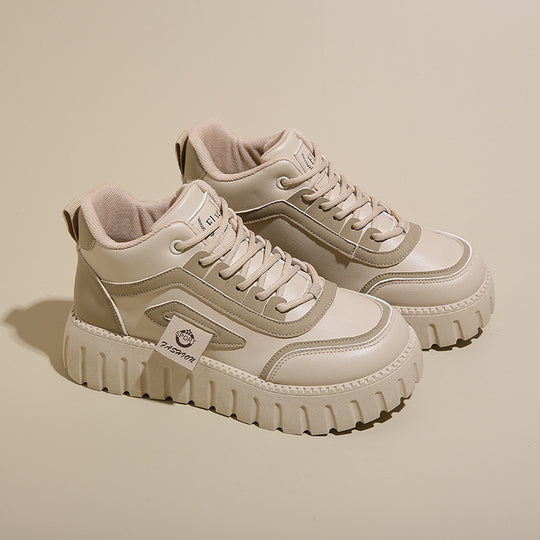 Damen Modische High-Top Sneakers mit rutschfester Sohle und atmungsaktivem Obermaterial EB
