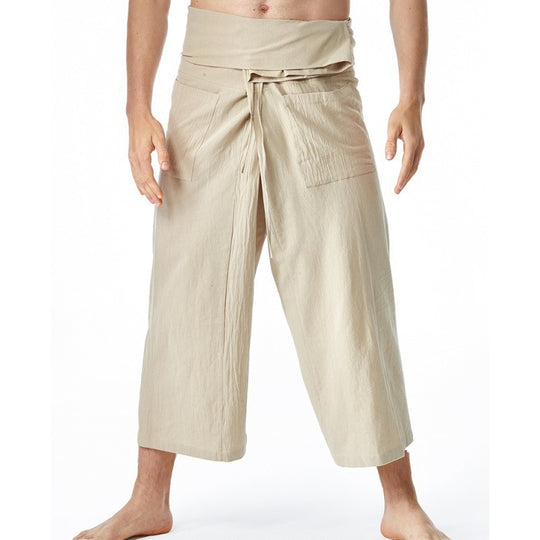 Herren lässige Wickelhosen im modernen Design EB