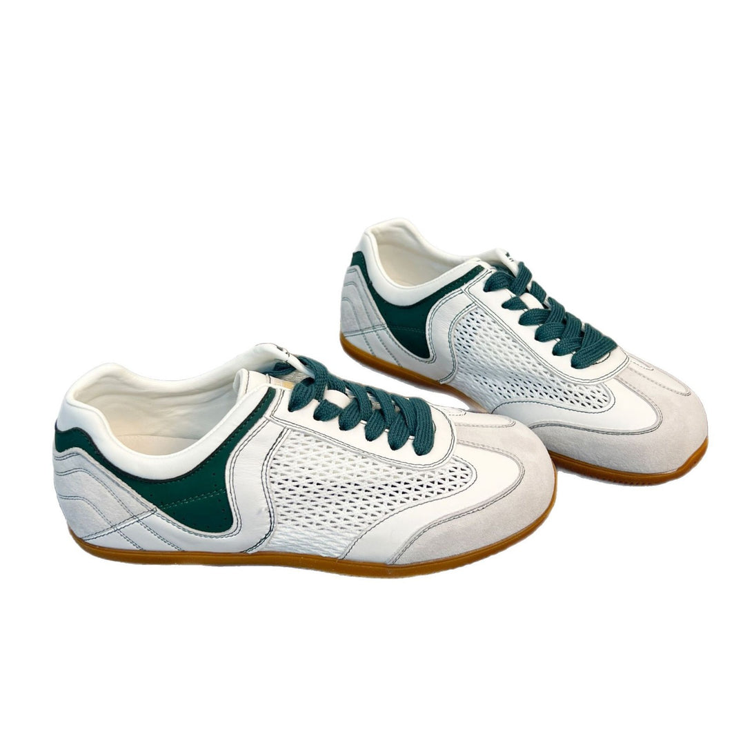 Damen Sportliche Freizeitsneakers mit atmungsaktiver Mesh-Oberfläche und flexibler Sohle EB