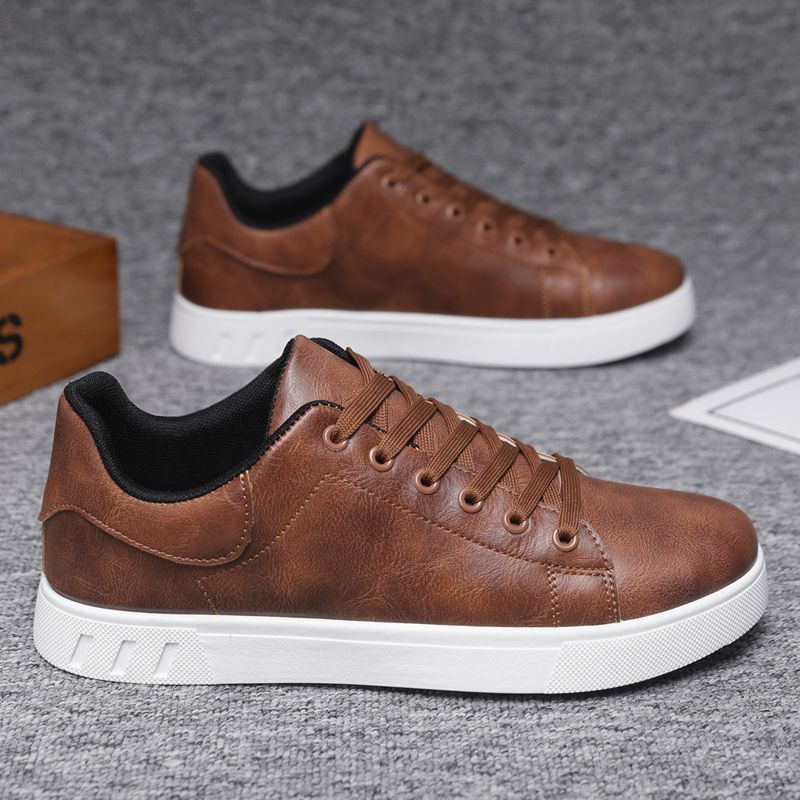 Herren Klassische Schnürschuhe aus Kunstleder EB
