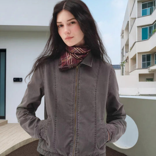 Damen Freizeitjacke mit lässigem Schnitt und praktischen Taschen EB