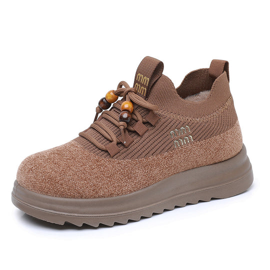 Damen Sportliche Sneaker mit weichem Futter und rutschfester Sohle EB