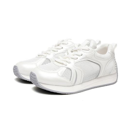 Damen Atmungsaktive Freizeitsneaker mit stoßdämpfender Sohle EB