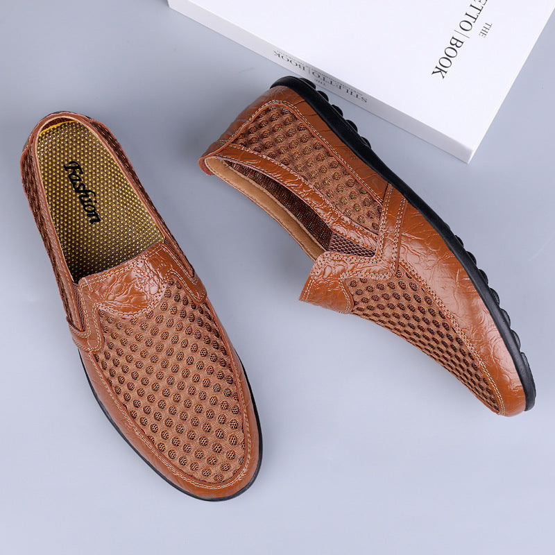 Damen bequeme Slip-On Schuhe mit atmungsaktivem Obermaterial und rutschfester Sohle EB