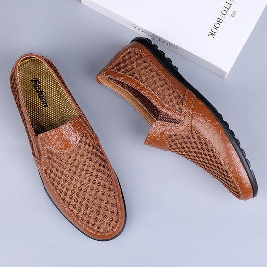 Damen bequeme Slip-On Schuhe mit atmungsaktivem Obermaterial und rutschfester Sohle EB