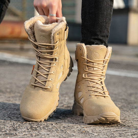 Herren Multifunktionale Einsatzstiefel mit hohem Knöchelschutz und isolierender Fütterung EB