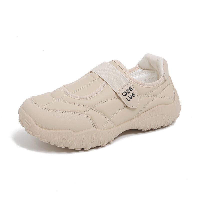 Damen Komfortable Freizeitschuhe mit strapazierfähiger Gummisohle und verstellbarem Riemen EB