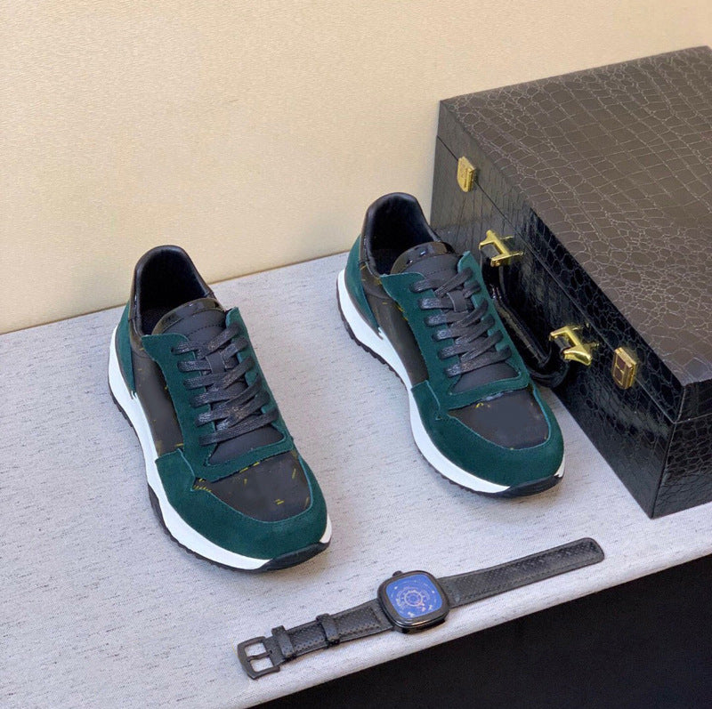 Damen Sportliche Sneakers mit robuster Wildleder-Oberfläche und modernen Designelementen EB
