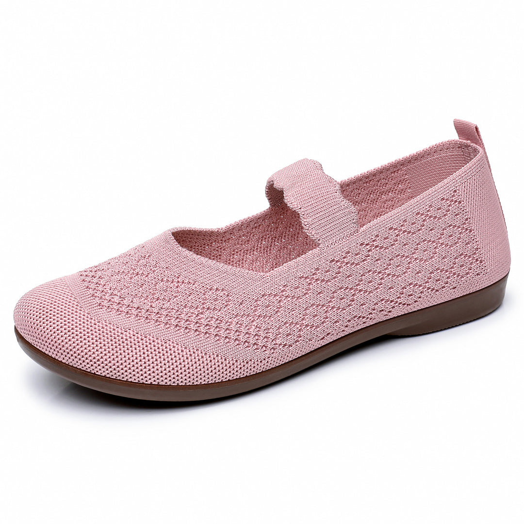 Damen Komfortable Slip-On Ballerinas EB