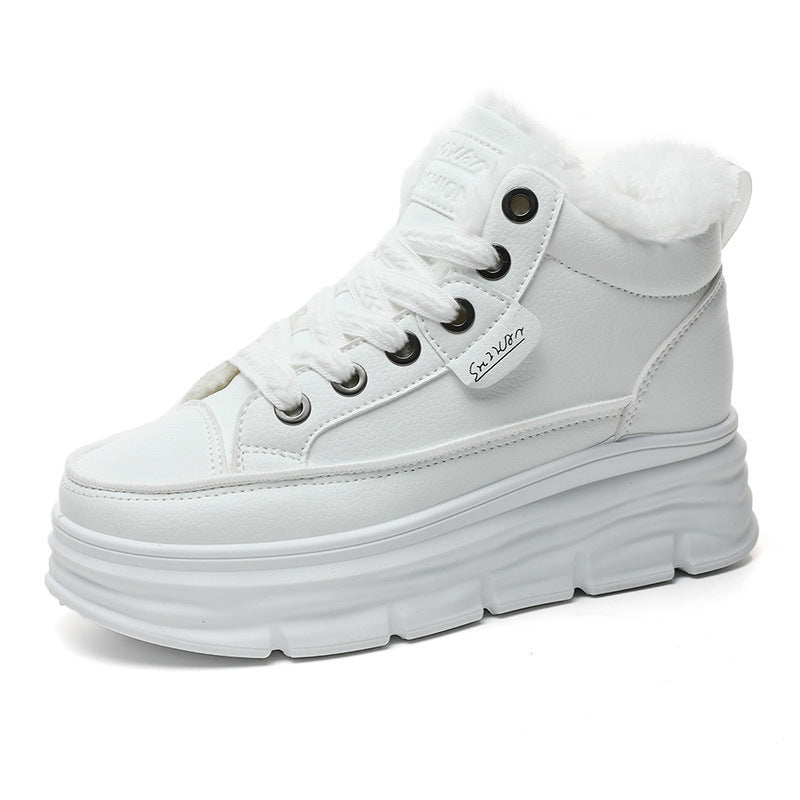 Damen High-Top Sneakers mit warmem Innenfutter und rutschfester Sohle EB