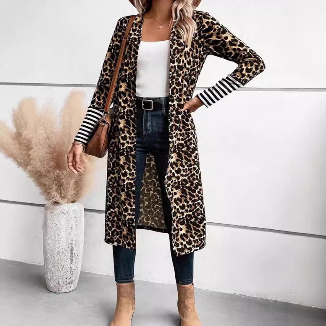 Damen Elegant gemusterter Cardigan EB