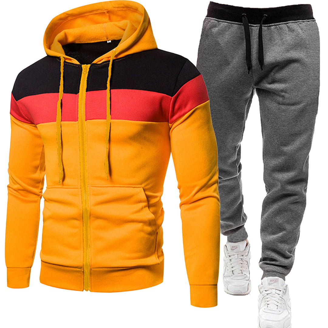 Herren nan zweiteiliges Freizeit-Jogginganzug-Set EB