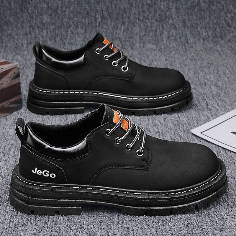 Damen Robuste Schnürschuhe mit dicker Sohle und strapazierfähigem Obermaterial EB