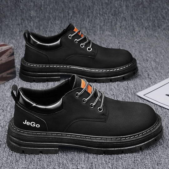 Damen Robuste Schnürschuhe mit dicker Sohle und strapazierfähigem Obermaterial EB