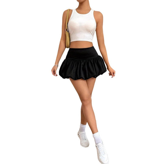 Damen luftige Rüschen-Sockenshorts EB