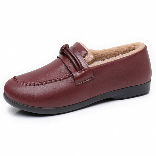 Damen Bequeme und warme Hausschuhe mit weichem Innenfutter EB