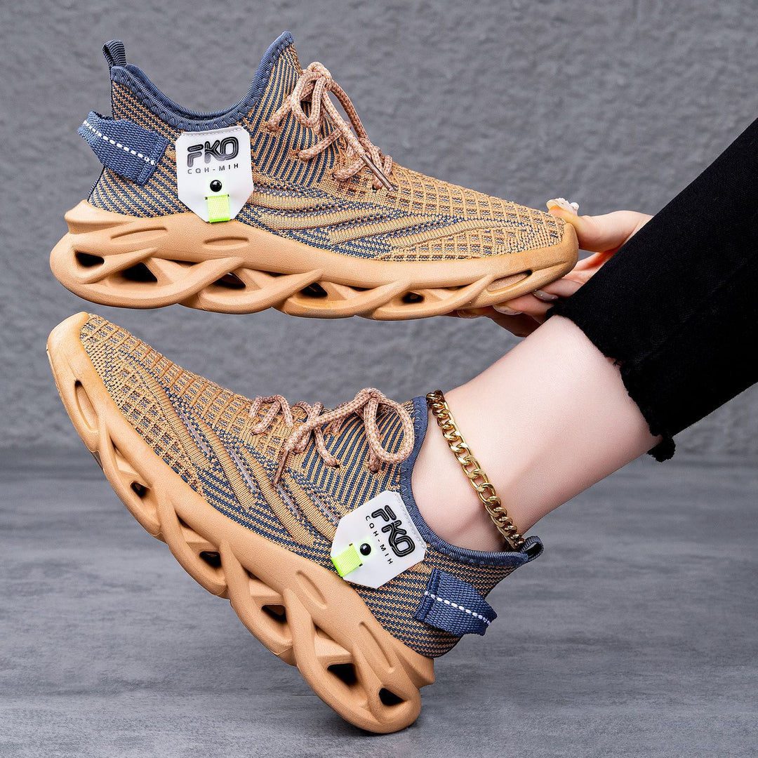 Damen Sportliche Sneaker mit atmungsaktivem Obermaterial und dämpfender Sohle EB