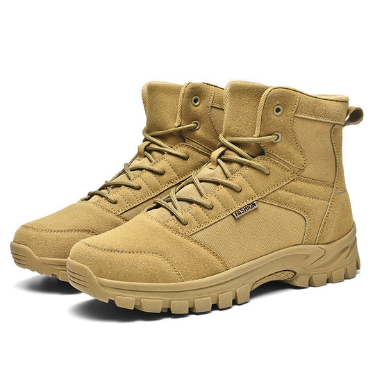 Damen Hohe Outdoor-Wanderstiefel mit rutschfester Sohle und atmungsaktivem Futter EB