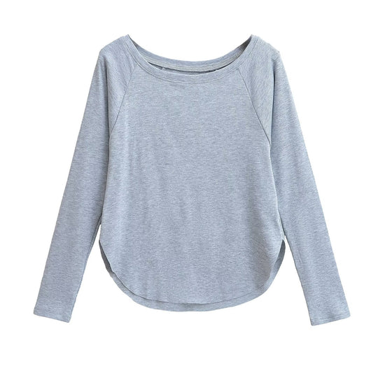 Damen lässiges Langarmshirt EB