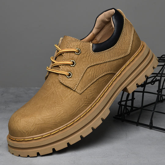 Herren Robuste Schnürschuhe mit rutschfester Gummisohle und atmungsaktivem Obermaterial EB