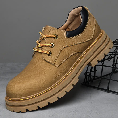 Herren Robuste Schnürschuhe mit rutschfester Gummisohle und atmungsaktivem Obermaterial EB