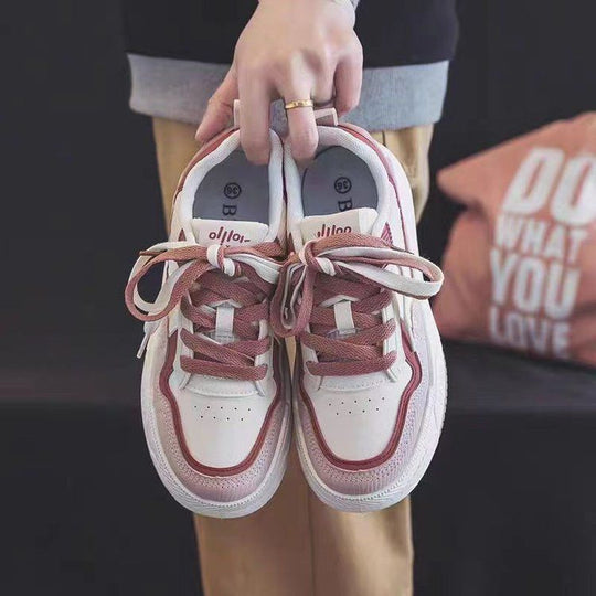 Damen Sportliche Sneakers mit flexibler Laufsohle und atmungsaktiver Obermaterialkombination EB