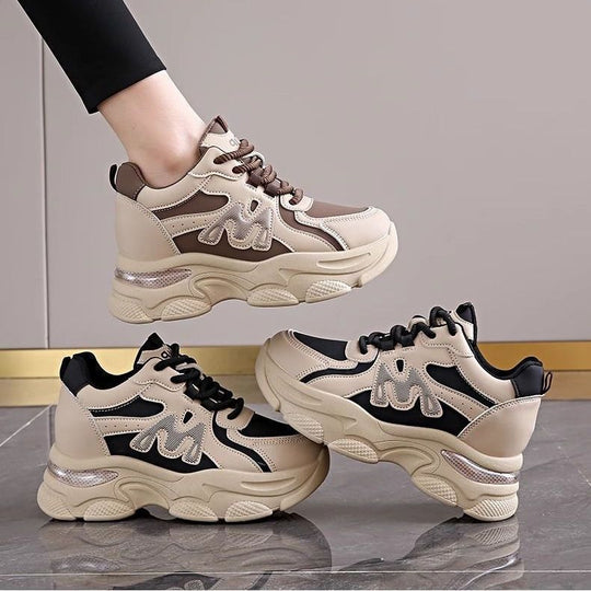 Damen Chunky Sneakers mit optimaler Dämpfung und sportlicher Oberflächenstruktur EB