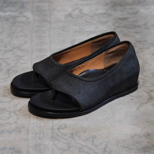 Damen Riemensandaletten mit elegantem Keilabsatz und Swarovski-Verzierung EB