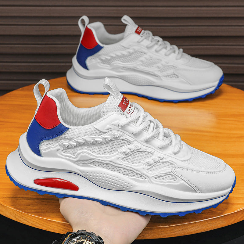 Damen Sportliche Dämpfungssneakers mit atmungsaktiver Mesh-Oberfläche EB