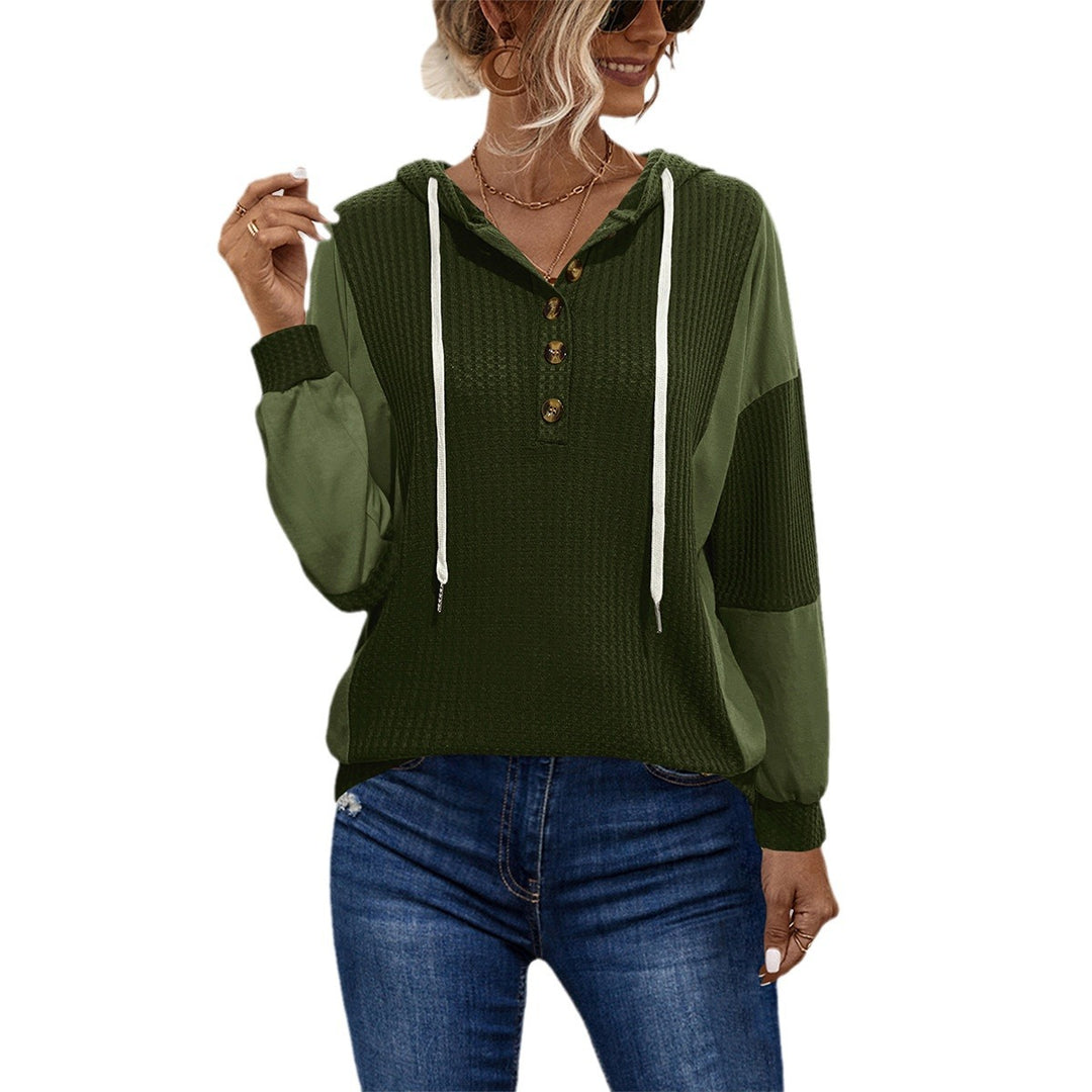 Damen Kapuzensweater mit strukturiertem Design und sportivem Schnitt EB