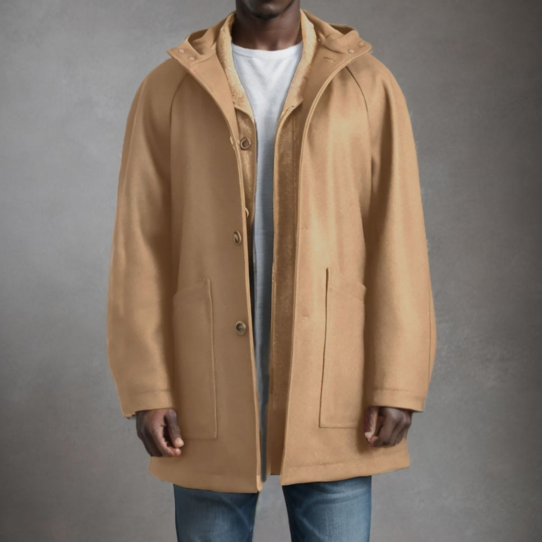 Herren praktische und elegante Softshell-Jacke mit Kapuze EB