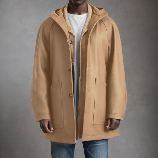 Herren praktische und elegante Softshell-Jacke mit Kapuze EB