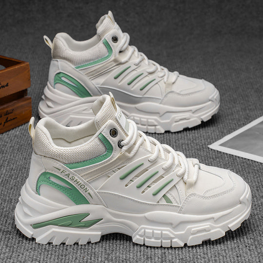 Damen Hochtop Sneakers mit robustem Design und stylischem Mesh-Einsatz EB