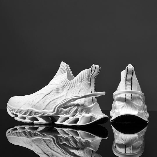 Damen hochentwickelte Sneaker mit nahtlosem Strick-Obermaterial und innovativem Sohlenprofil EB