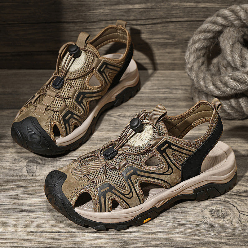 Damen Sportliche Mesh-Sandalen mit innovativem Schnellschnürsystem EB