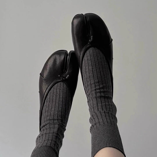 Damen elegante Ballerinas mit einzigartigem Schnitt und weichem Innenfutter EB