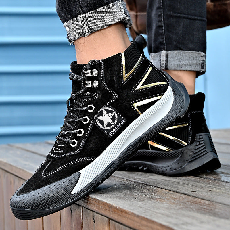 Damen Sportliche Schnürstiefel mit atmungsaktiver Konstruktion EB