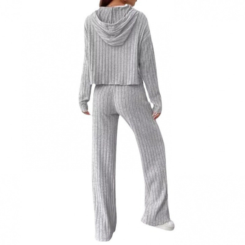Damen lässiger Strickanzug EB
