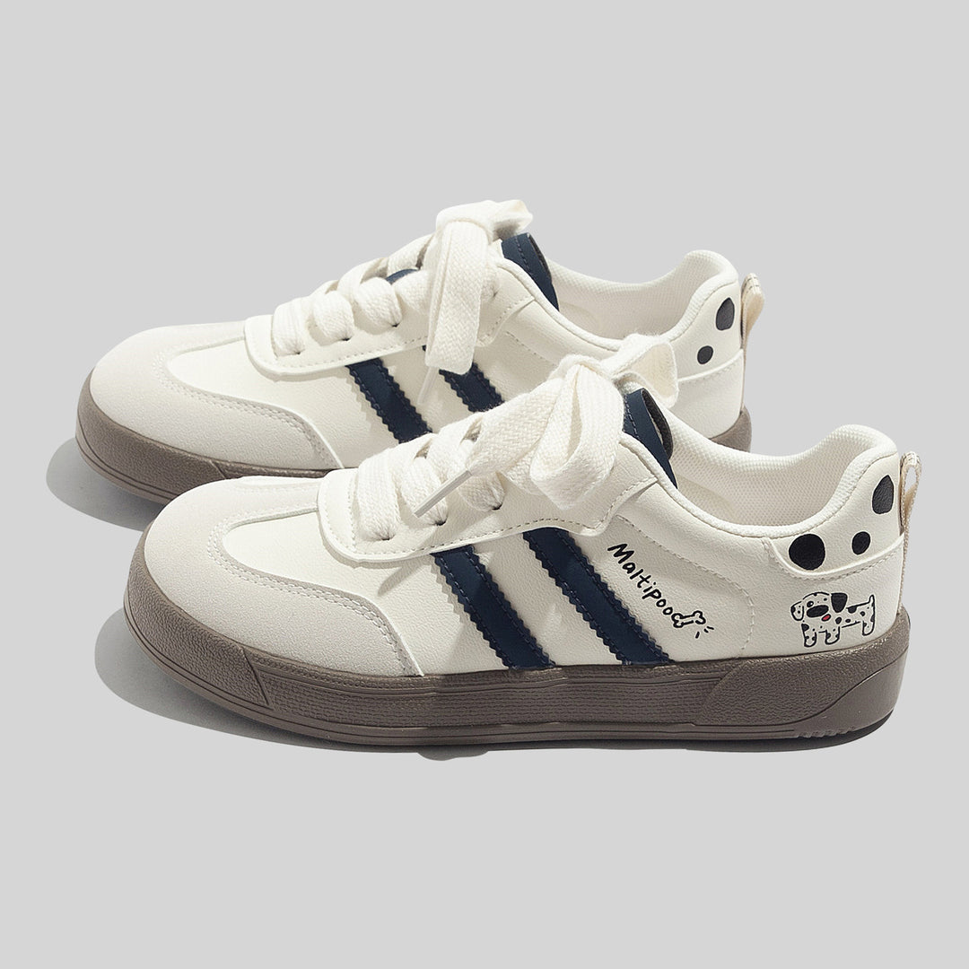 Damen Sneakers mit verspieltem Tiermotiv und rutschfester Sohle EB
