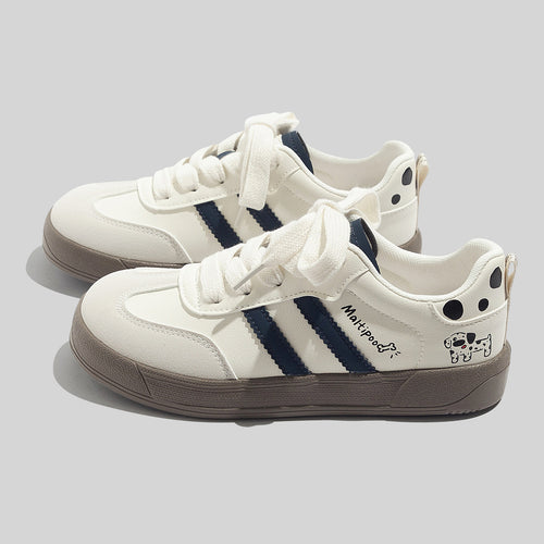 Damen Sneakers mit verspieltem Tiermotiv und rutschfester Sohle EB