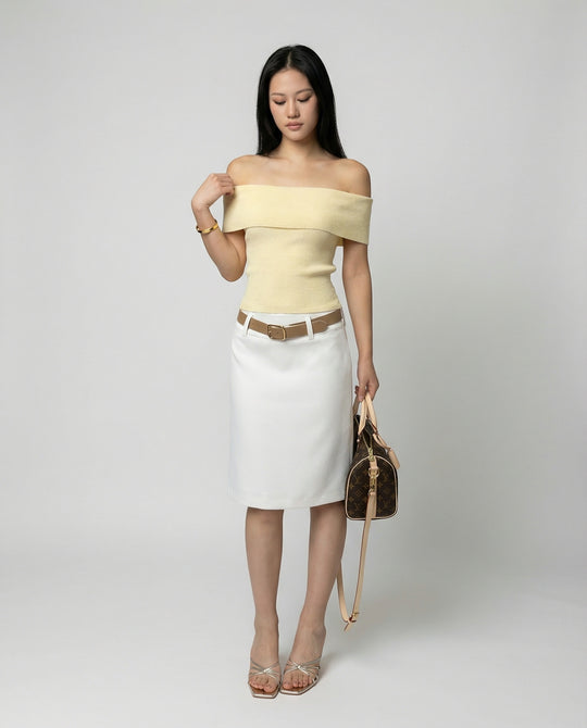 Eleganter A-Linien Rock für Damen im schicken Business Look